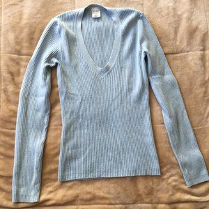 Old Navy Sky Blue V-Neck Sweater